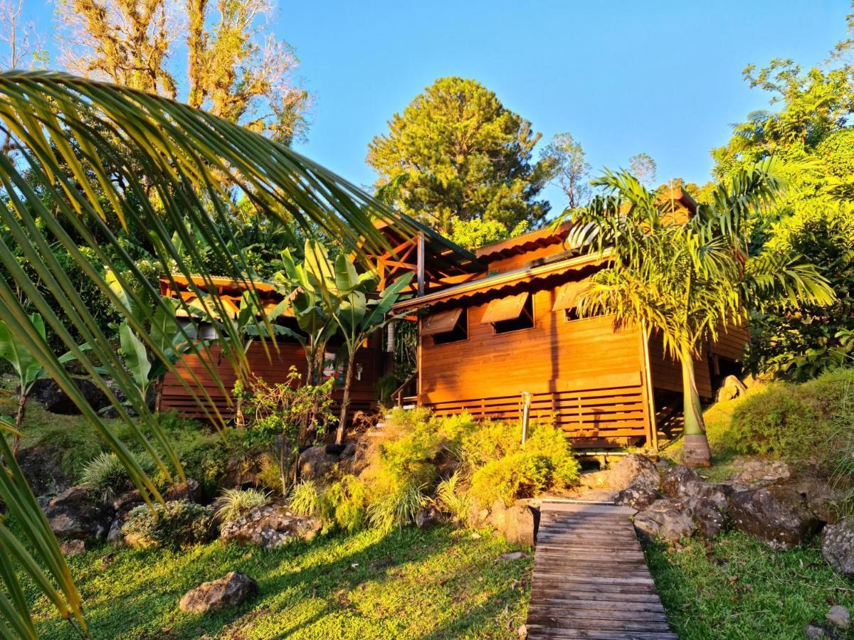 Les Bananes Vertes Ecolodges سانت-كلود المظهر الخارجي الصورة