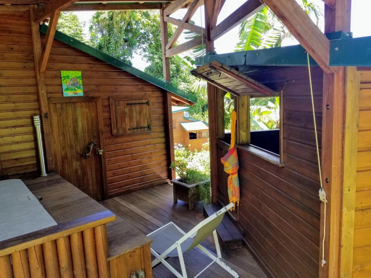 Les Bananes Vertes Ecolodges سانت-كلود المظهر الخارجي الصورة