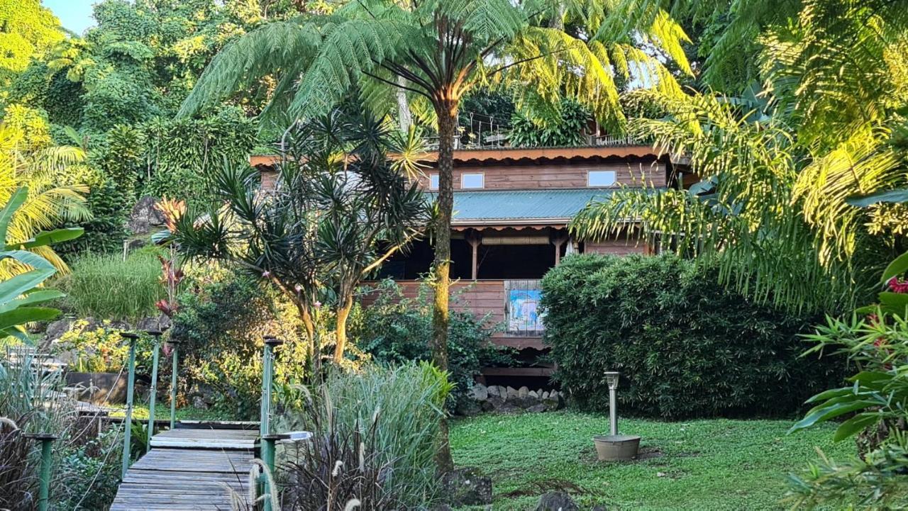 Les Bananes Vertes Ecolodges سانت-كلود المظهر الخارجي الصورة